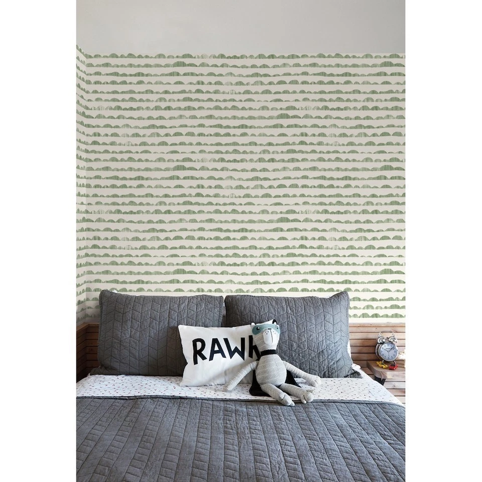 Magnolia Home MK1144 Hill and Horizon Green Wallpaper New 2 Double Rolls - Image 4 of 4