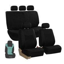 Universal Car Seat Covers for SUV Truck Sedan Vans  All Full Set Black