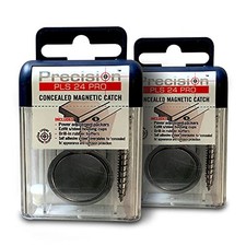 Precision Lock PLS 24 PRO Concealed Magnetic Catch for PLS24 PRO, Silver