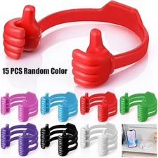 15 Pcs Random Color, Universal Thumb Up Mobile Cell Phone Stand Holder Bracket