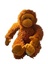 FAO Schwarz Orangutan 2022 Save the Earth Stuffed Animal Plush Toy 16" L