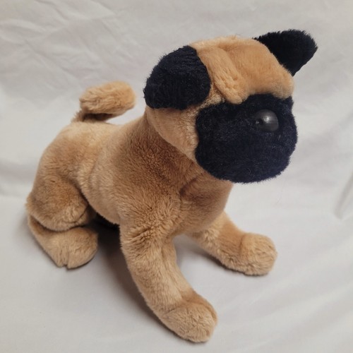 Large 14" Douglas Cuddle Toys Muggins Pug #1817 Floppy Dog Retired Realistic 