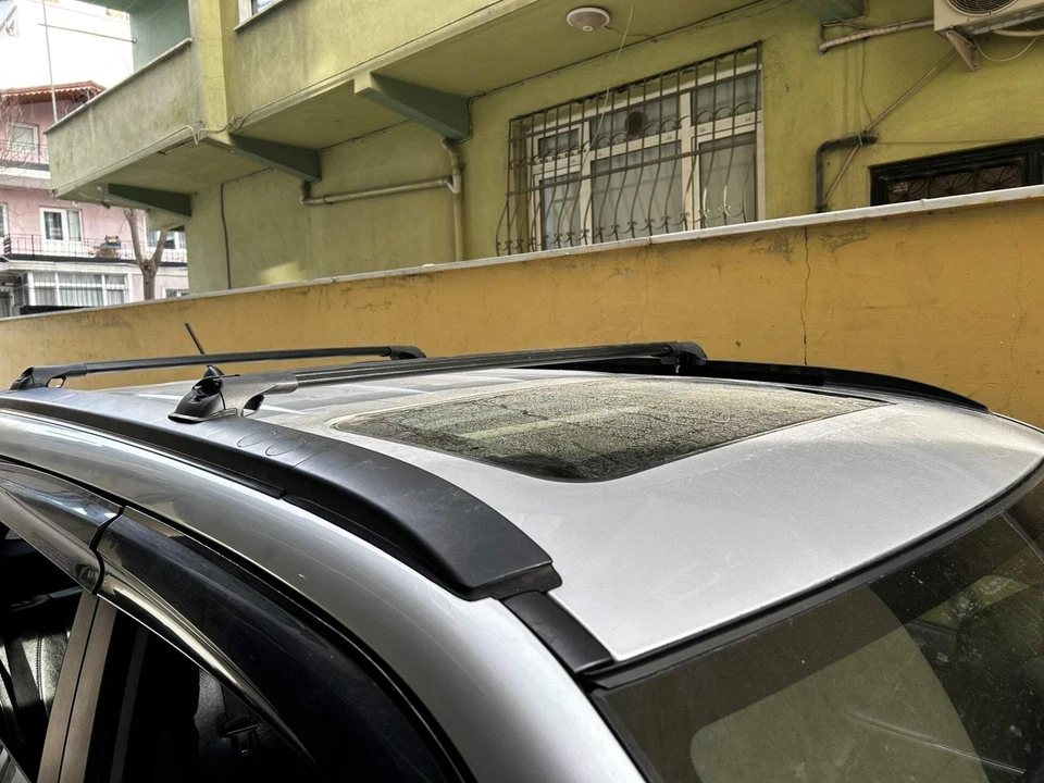 Barras transversales de techo plateadas para Suzuki Grand Vitara JT 2005-2015 Foto 3 de 4