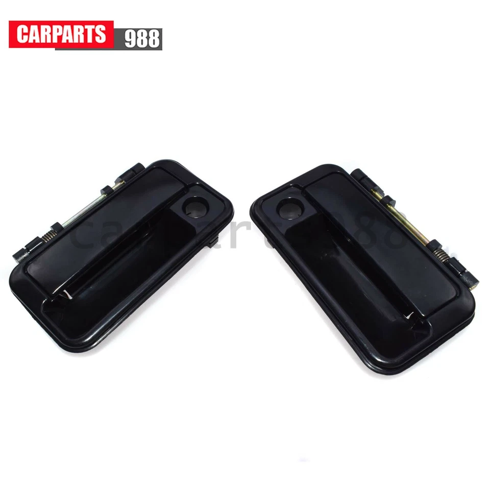 Manija de puerta exterior delantera izquierda derecha negra para Geo Metro Suzuki Swift 1989-1994 Foto 3 de 4