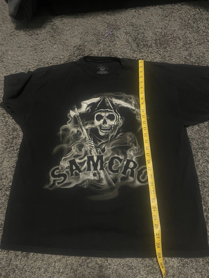 Sons Of Anarchy Vintage T-Shirt Size XL Black SAMCRO - Image 4 of 4