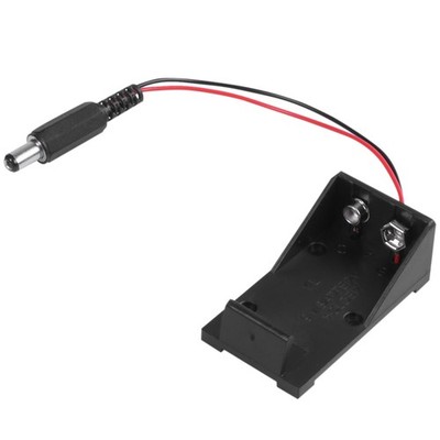 9V Volt Battery Holder Box Case Plug 5.5X2.1 for  Breadboard  Supply B4F85499