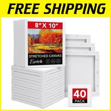 40-Piece 8x10 Canvas Set for Oil  Acrylic Painting