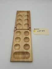 MANCALA BOARD - FOLDING - SOLID WOOD - BOARD ...