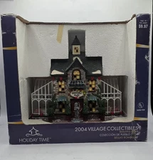 Vintage 2004 Heartland Lighted Rare Village  Collectibles Beautiful Bulbs House 