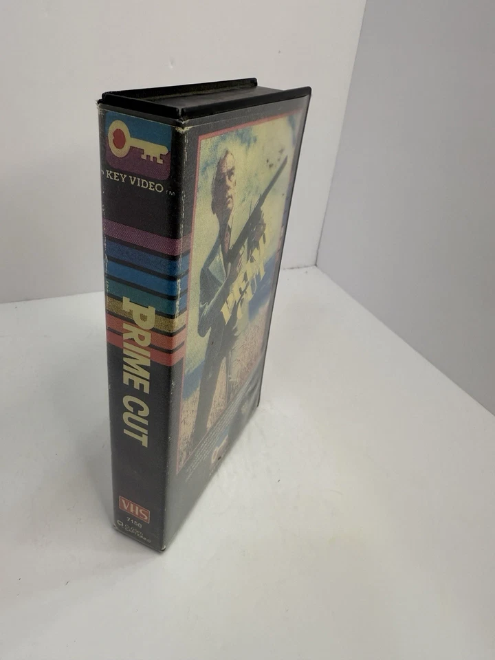 Prime Cut VHS Tape Lee Marvin Gene Hackman Key Video Foto 2 de 4