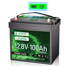 12V 100AH Lithium Battery LiFePO4 Deep Cycle for Solar Panel RV Off-grid Marine