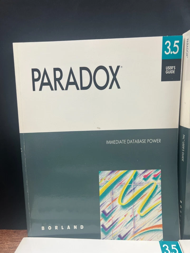 Paradox Borland PC Database Computer Program Software 5.25" Floppy Disks 1991 - Image 4 of 4
