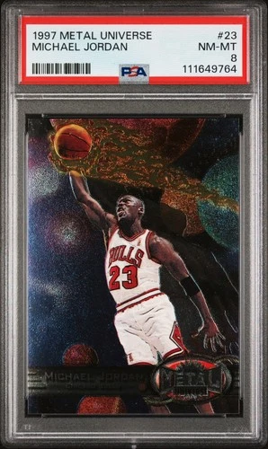1997-98 Metal Universe - Michael Jordan #23 PSA 8 NM-MT