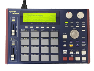 #ad AKAI professional MPC1000 MPC Sampler Blue with CF Card and 128MB Memory Tested $448.98