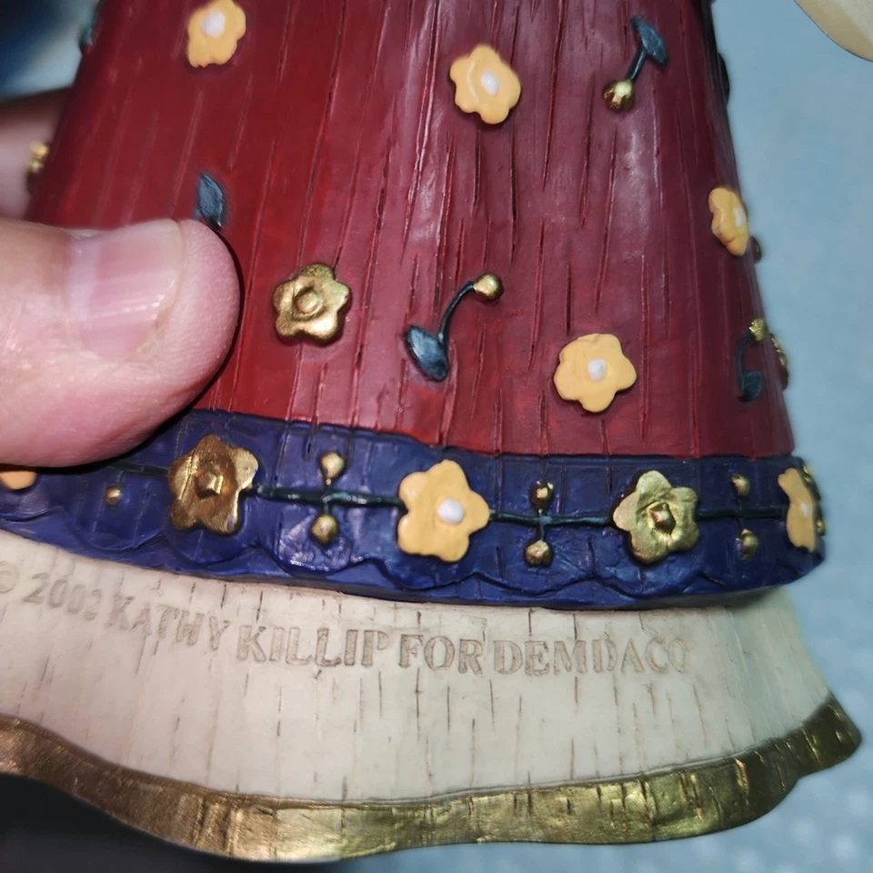 Estatueta KATHY KILLIP EUC DEMDACO 9" ARTE FOLJ ANJO DA PAZ - Imagem 4 de 4