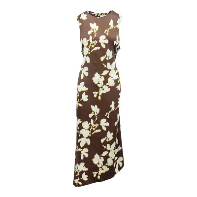 M&S Collection Midaxi-Säule Damen Ladies Kleid Lyocell-Mischung Blumen UVP 49,50 £