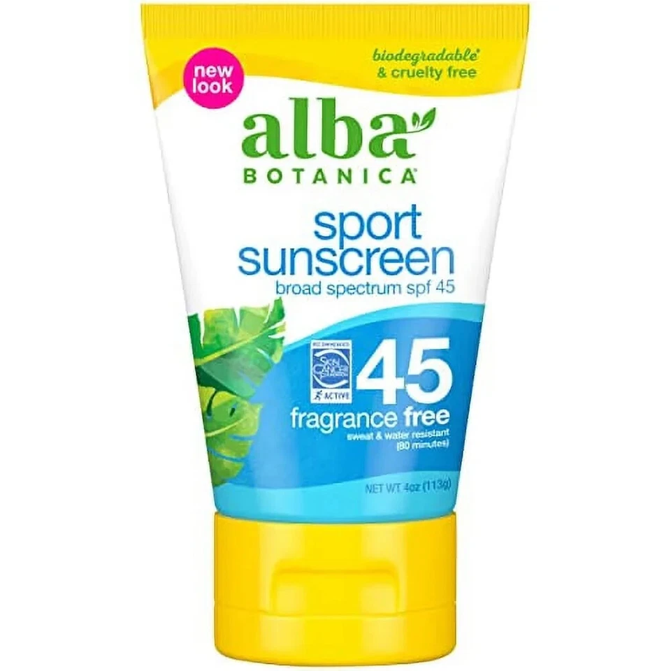 Alba Botanica Sport Sonnenschutz Breite Auswahl SPF 45 Tierquälerei &fragrance - Bild 1 von 3
