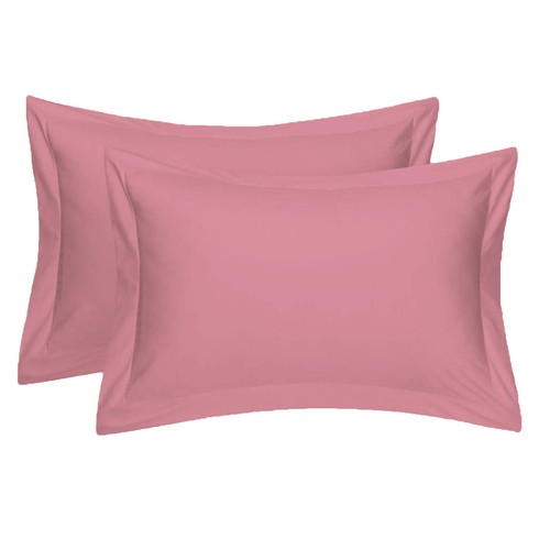 4 x Oxford Pillowcase Cover 100% Poly Cotton Super Soft Bedroom Pillow Pair Pack - Picture 9 of 28