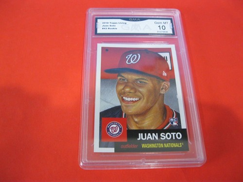 2018 TOPPS LIVING #43 JUAN SOTO GEM MT 10 - Picture 3 of 5