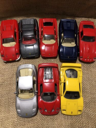 Maisto Ferrari 🏎️ Models Lot of 8 Vintage Cars - Picture 2 of 18