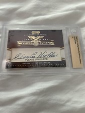 Charlie Hinkle football  autograph 2009 Sports Icon razor   1 of 1  becket cert