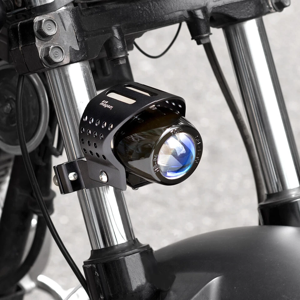 VAWiK Magazi 3" round driving light black aluminum mounting H3 12V 55W x1 θ - Изображение 3 из 4