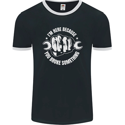 Hier Weil You Broke Etwas Mechaniker Herren Ringer Maglietta Fotl