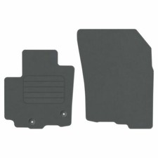 Velours Fußmatten für Suzuki S-Cross Hybrid ab Bj. 2022 Passform VORNE GRAU STD