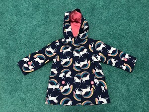 carters unicorn rain jacket
