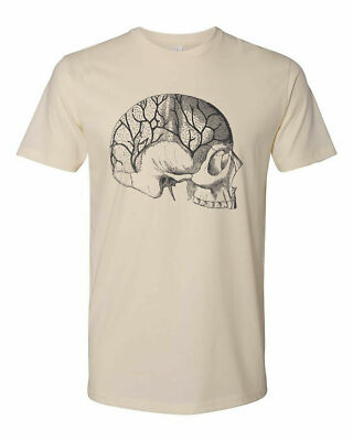 Cottage Cult Clothing Tee T Shirt Cotton Medical Anatomy Victorian Art Head #1