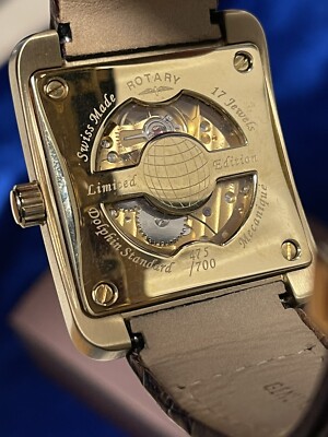 Rotary Men's Limited Edition Mecanique ETA Swiss 17 Jewel