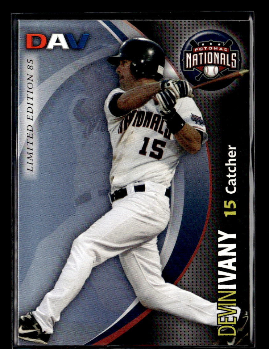Devin Ivany 2008 Potomac Nationals DAV Team Set Card