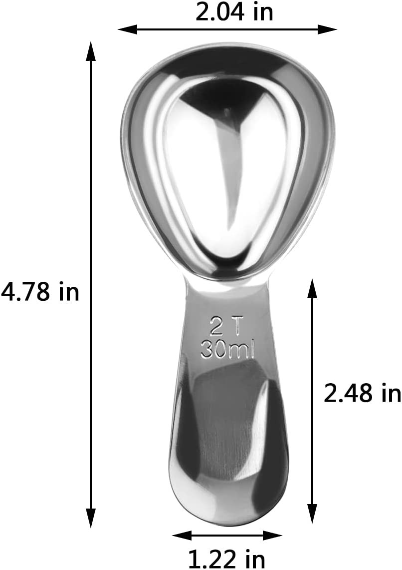 Coffee Scoop Coffee Measuring Spoon 2 Tablespoon for Ground Coffee Tea