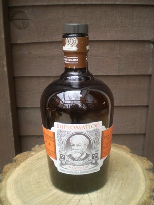 Diplomatico Rum Bottle EMPTY 750 mL Brown Colored Bottle Great for Display 
