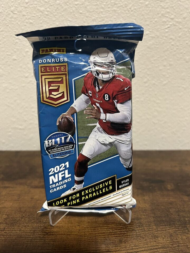 2021 Panini Donruss Elite NFL Football 30 Card Value Pack Pink Parallels Sealed