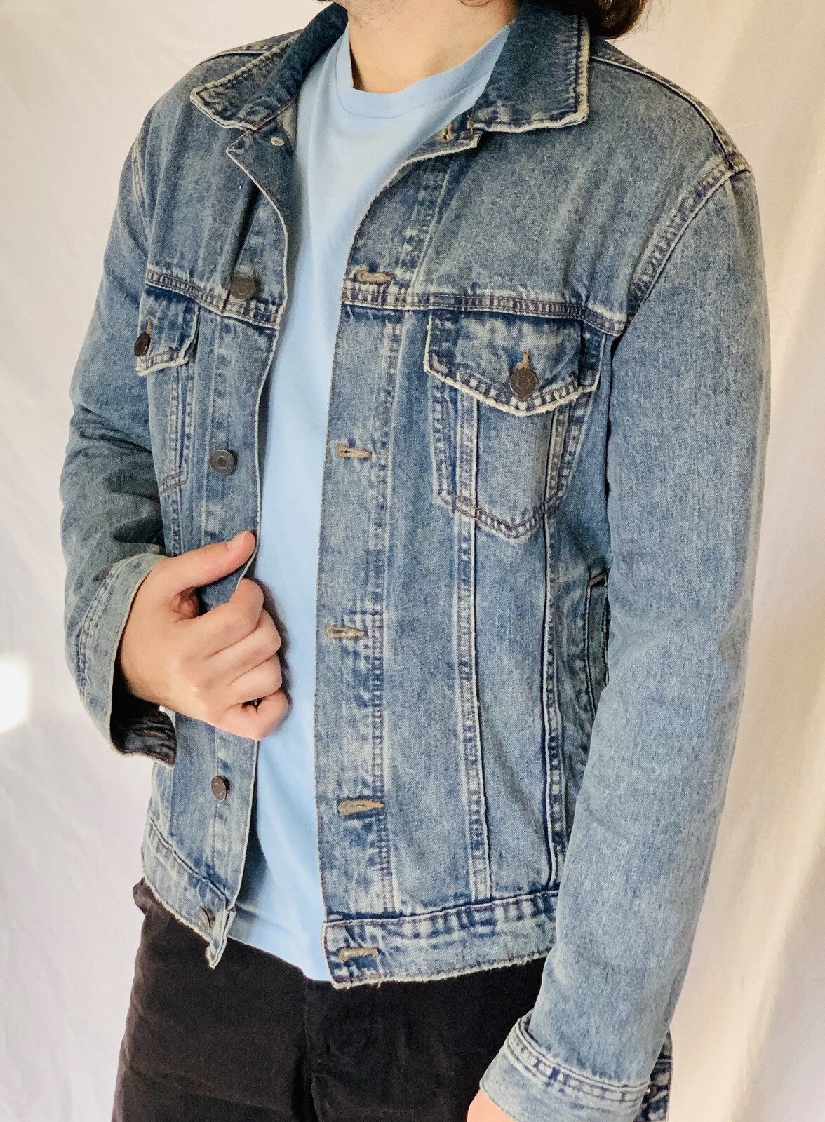 Men's YOUNG THUG Denim Cherub Jacket SMALL Mint Condition Sold out at stores NWT image 2