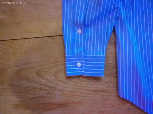 Ralph Lauren Shirt Adult L Blue Striped Office Luncheons Meeting Blue Pony Men L - Picture 10 of 10