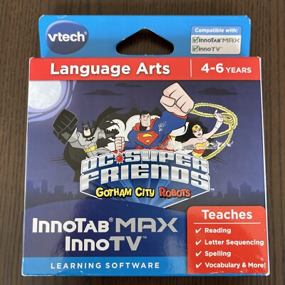 Neu versiegelt VTech InnoTab Max DC Super Friends Gotham City Roboter Software