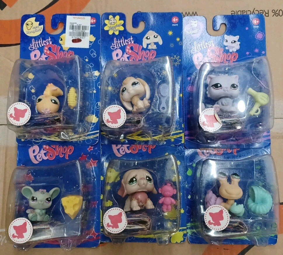 NEW RETIRED Littlest Pet Shop Set 1037 1038 1039 1040 1041 1042