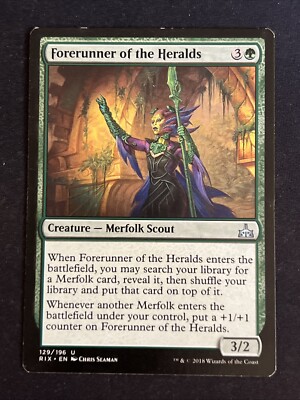 1x Forerunner of the Heralds (129) Rivals of Ixalan LP MTG Magic x1 MKE