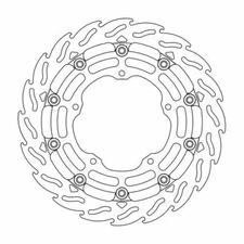 Yamaha MT-10 Sp ABS 2017-2022 Moto Masters Flame Racing Brake Disc Front Left