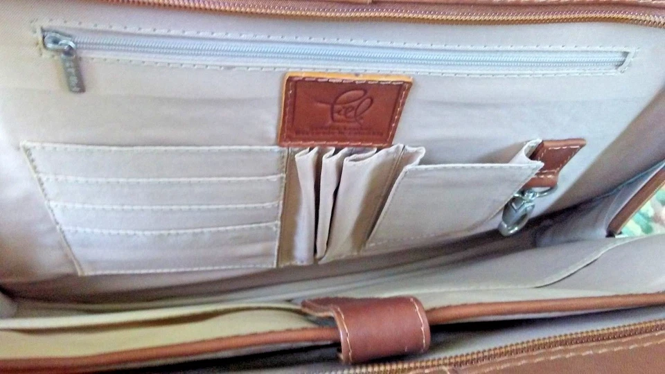 Bolso de Hombro Piel Colombia Cuero Mujer Viaje Vintage Marrón Foto 3 de 4