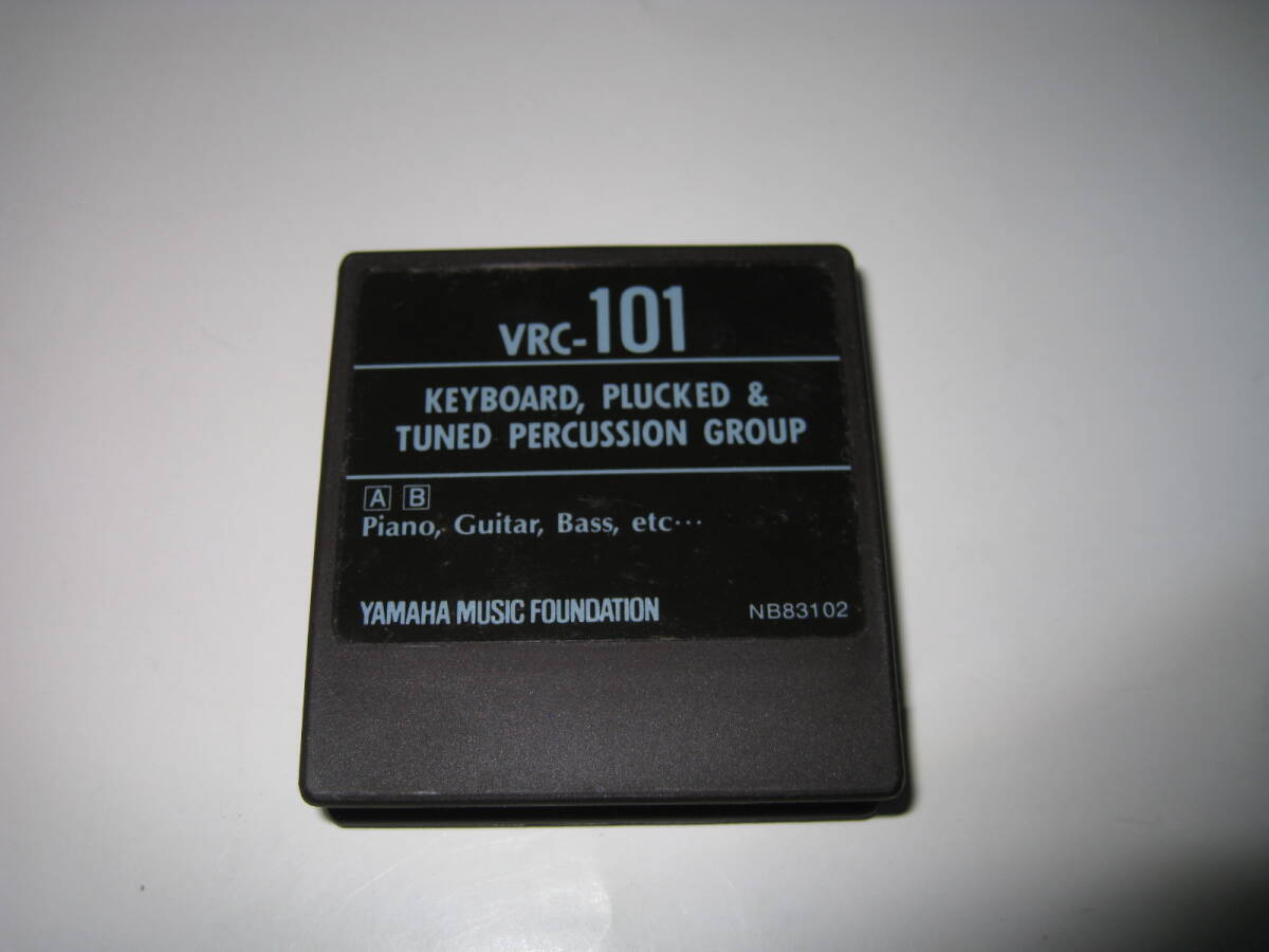 YAMAHA 「VRC-101」 DATA CARTRIDGE for DX7 YAMAHA VOICE ROM VRC-101 Keyboard Plucked DATA CARTRIDGE for