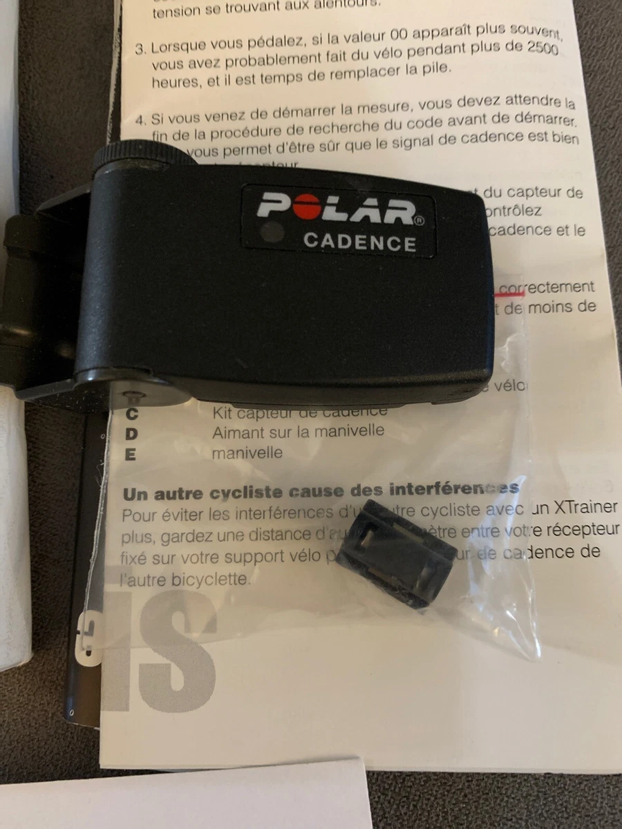 Polar Cadence Sensor Compatible With Polar XTrainer Plus Heart Rate Monitor