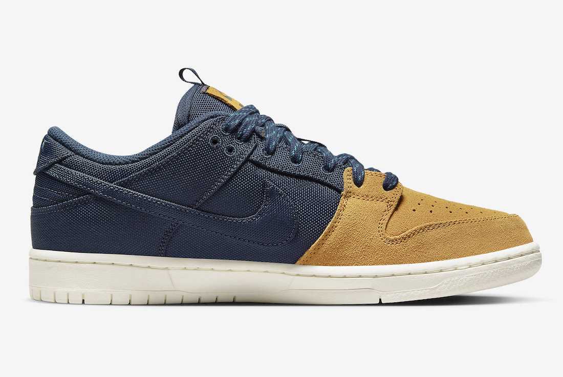 Nike SB Dunk Low Navy Desert Ochre Backpack DX6775-400 Men's