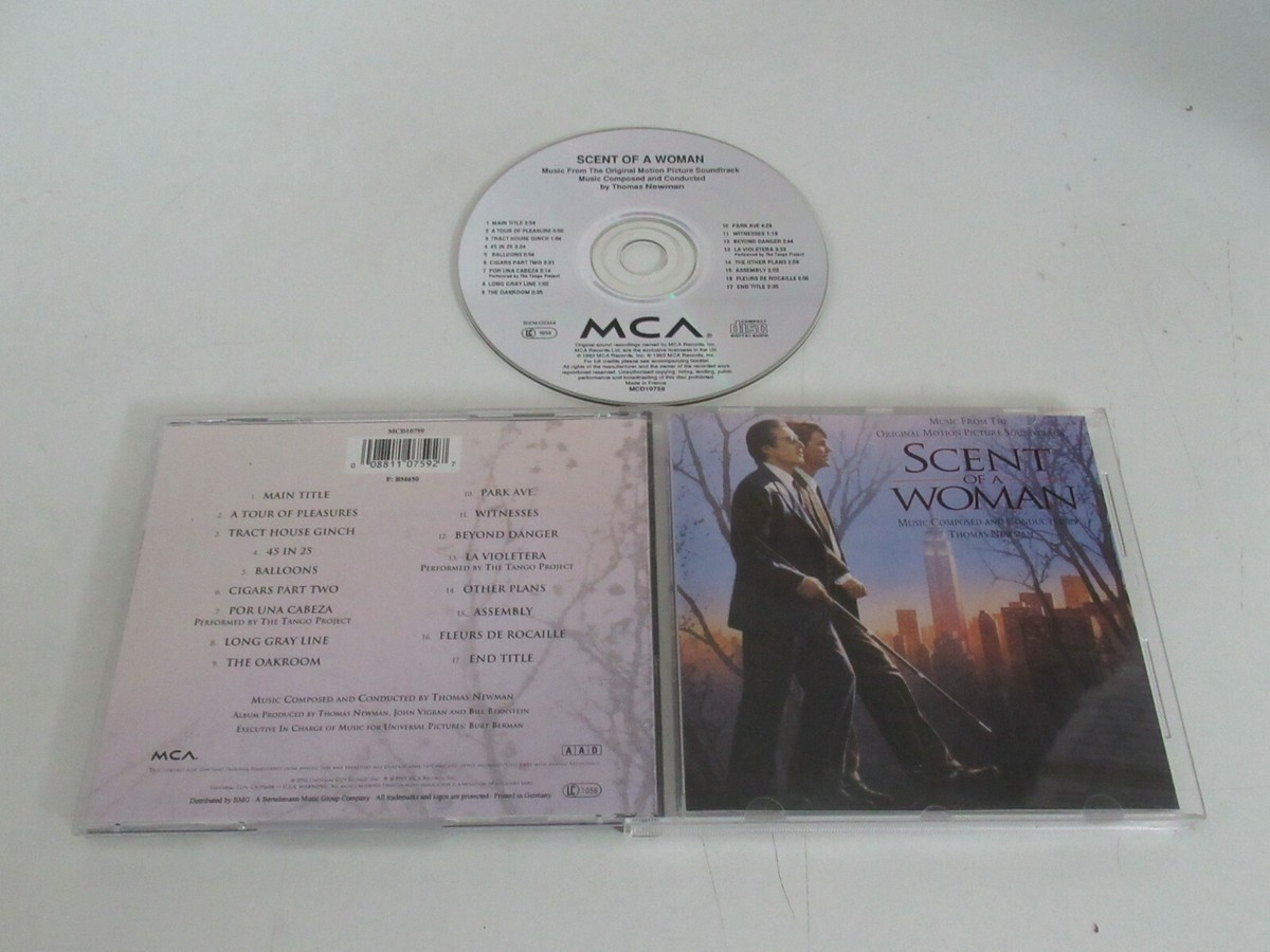 SCENT OF A WOMAN/SOUNDTRACK/THOMAS NEWMAN(MCA MCD 10759)CD ALBUM