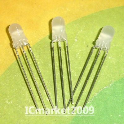 1000 PCS Dual Color Led 5mm Green & Red COMMON Cathode 3 Pin | eBay