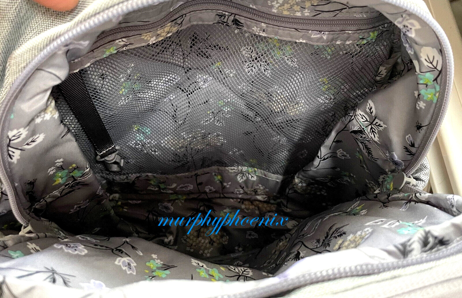 Vera Bradley Lighten Up Sporty Compact Backpack Medium Heather Gray NWT (31428)