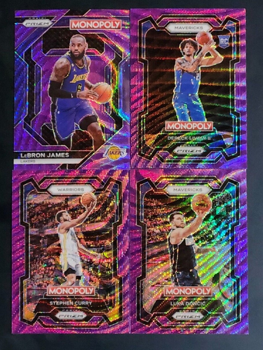 2023-24 Prizm Basketball Monopoly PURPLE WAVE PRIZMS You Pick - 2 Card Minimum