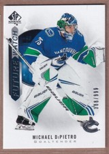 2020-21 SP Authentic Future Watch #161 Michael DiPietro RC /999 BRUINS CANUCKS